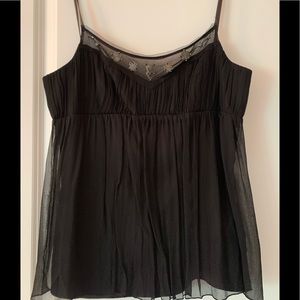 NWT Gianni Bini Silk Camisole with Embellishments